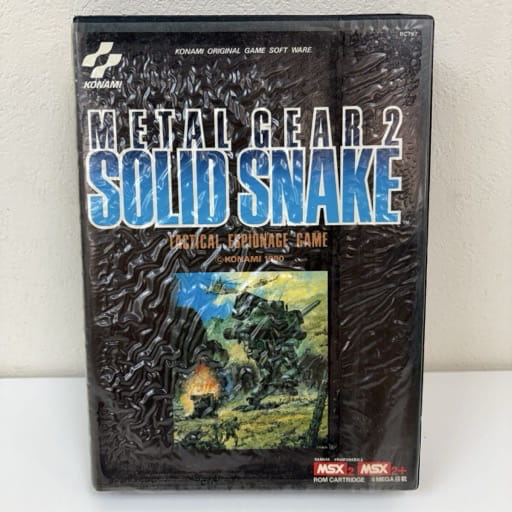 KONAMI メタルギア2 ソリッドスネーク MSX2 カートリッジ 取説有り ゲームソフト