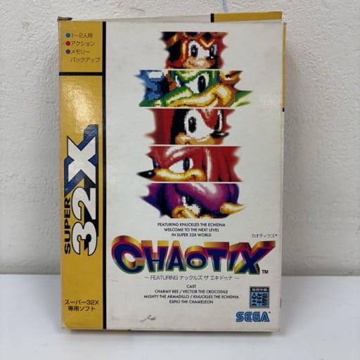 セガ カオティクス メガドライブ スーパー32X ゲームソフト 箱説有り